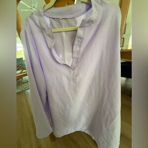 Pale Lavender Long Sleeve Tunic